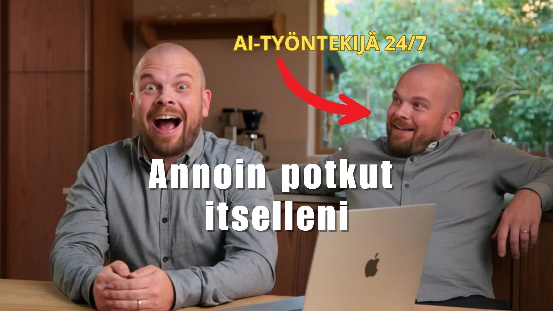 Annoin potkut itselleni