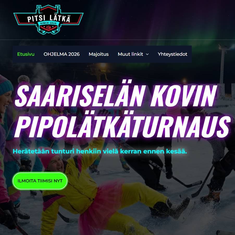 Pitsi Events etusivu
