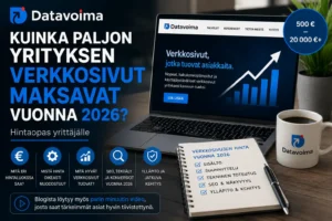 Verkkosivujen hinta 2026