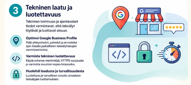 Tekninen laatu ja luotettavuus