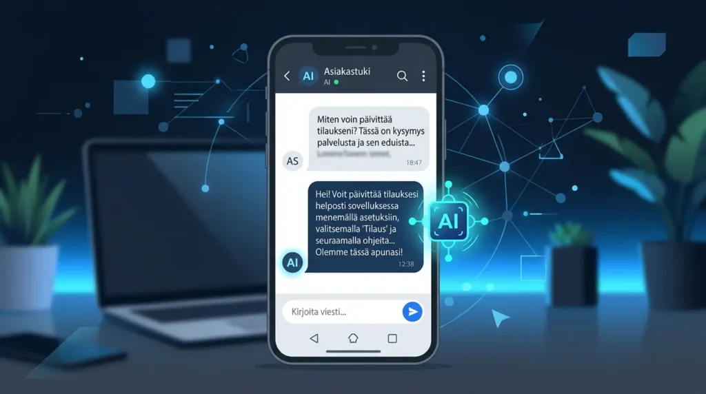 AI-agentti asiakaspalvelussa: näin pienyritys vastaa asiakkaille myös illalla ja viikonloppuna